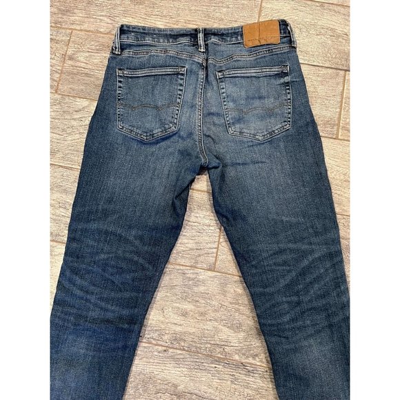 American Eagle Jeans 29 x 32 Slim Next Level Airflex Denim Destroyed 29x32 - Picture 4 of 10